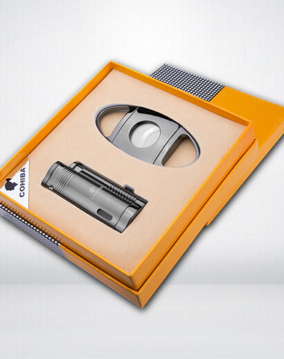 COHIBA SILVER LIGHTER CUTTER
